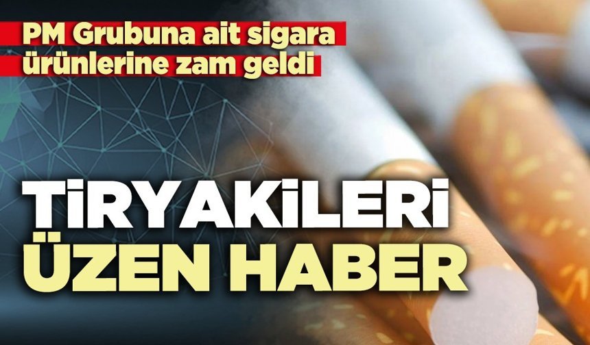 Tiryakileri üzen haber: PM Grubuna ait sigara ürünlerine zam geldi