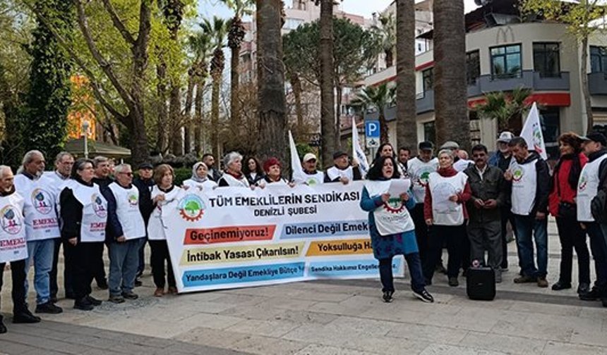 Denizli’den emekliler Aydın Ege Bölge Mitingine çağrı yaptı