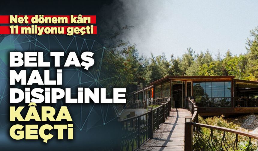Beltaş mali disiplinle kâra geçti