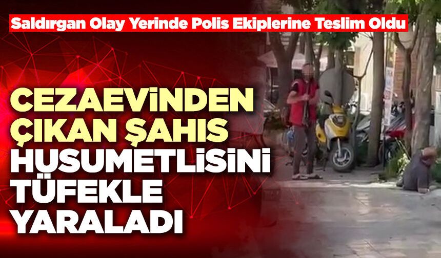 Denizli’de Cezaevinden Çıkan Şahıs Husumetlisini Tüfekle Yaraladı