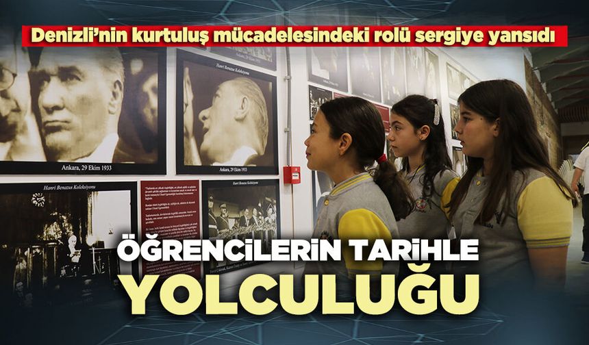 Öğrencilerin tarihle yolculuğu