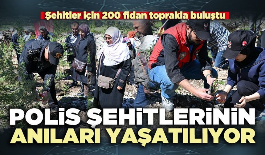 Polis Şehitlerinin anıları yaşatılıyor