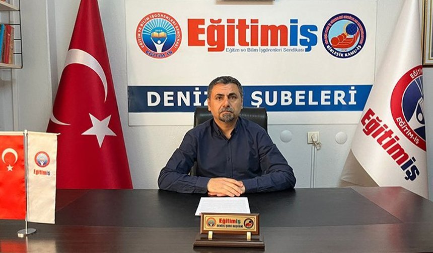 Eğitim İş şube başkanı valinin açıklamasına tepki gösterdi