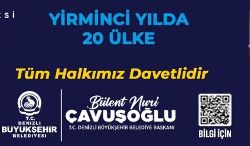Denizli Büyükşehir Belediyesi Uluslararası Halkdansları Festivali 27-30 Haziran 2026 Banner Reklamı
