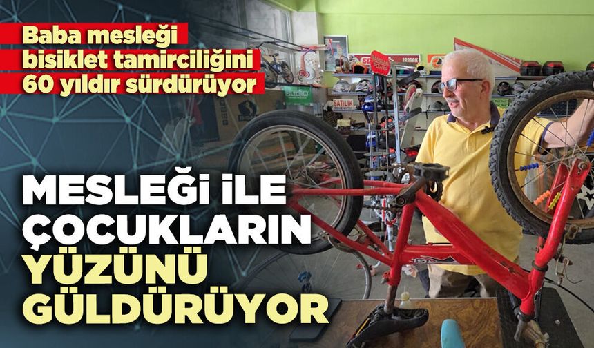Mesleği ile çocukların yüzünü güldürüyor