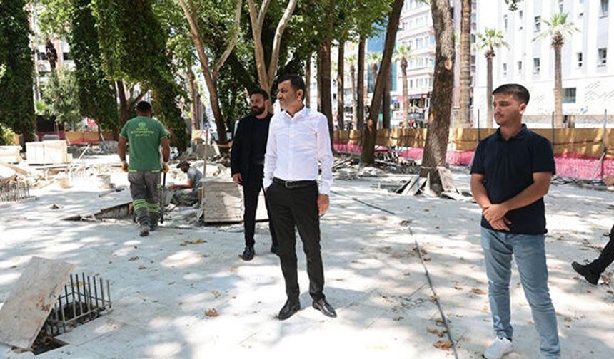 Çavuşoğlu Candoğan Parkı’nı yerinde inceledi