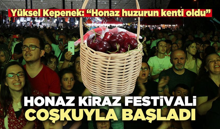 48. Honaz Kiraz Festivali Coşkuyla Başladı