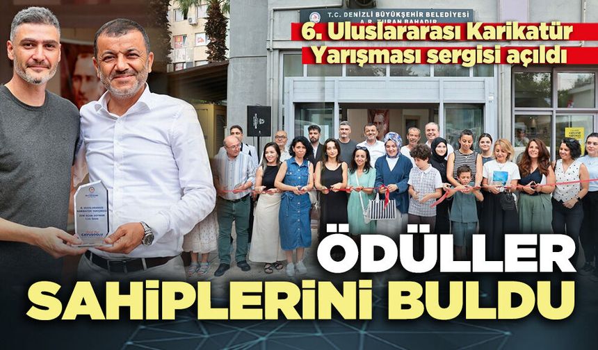 6. Uluslararası Karikatür Yarışması’nda ödüller sahiplerini buldu