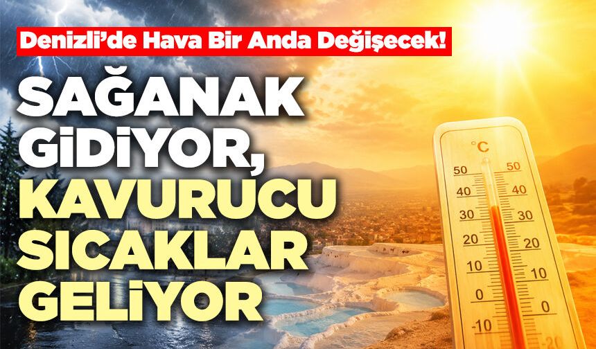Denizli’de Hava Bir Anda Değişecek!