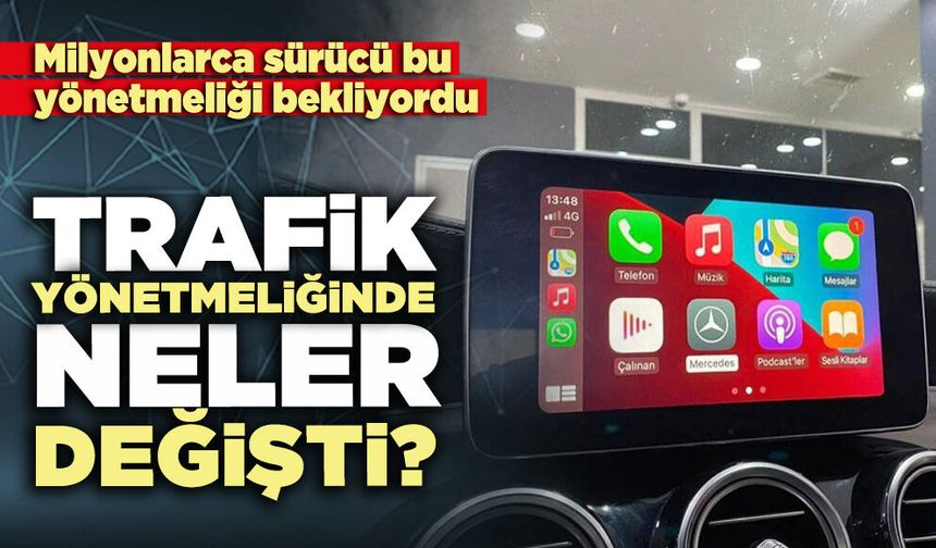 Trafik Yönetmeliğinde neler değişti?