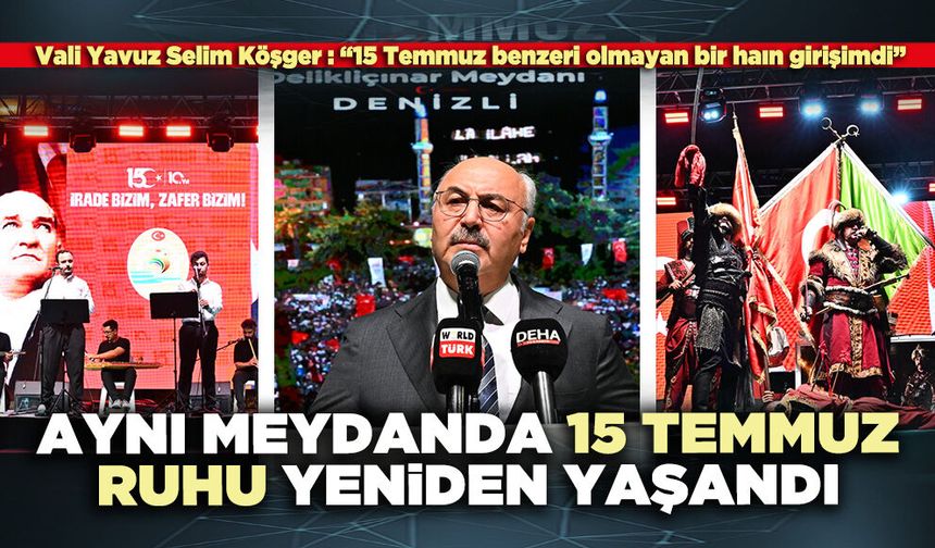 10 Yıl sonra aynı meydanda 15 Temmuz ruhu yeniden yaşandı