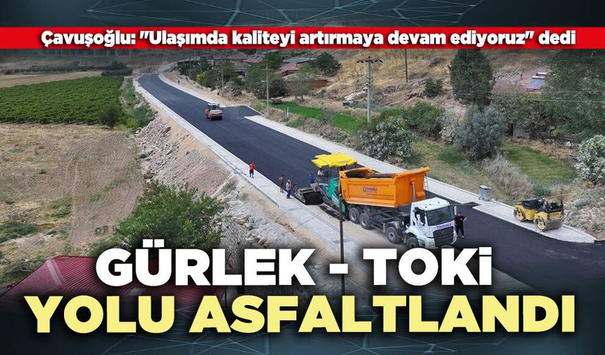 Gürlek - TOKİ yolu asfaltlandı