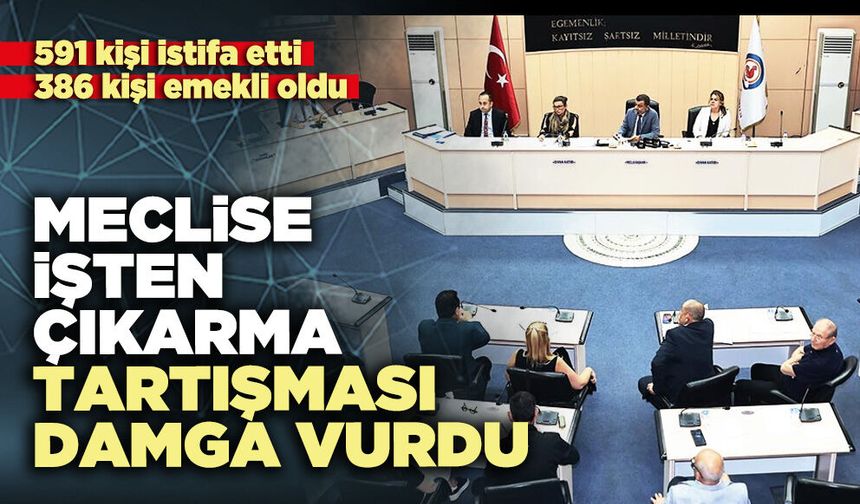 Meclise işten çıkarma tartışması damga vurdu