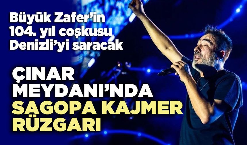 Çınar Meydanı’nda Sagopa Kajmer rüzgarı