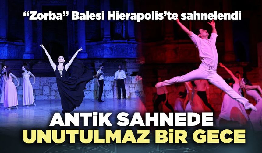 Antik sahnede unutulmaz bir gece