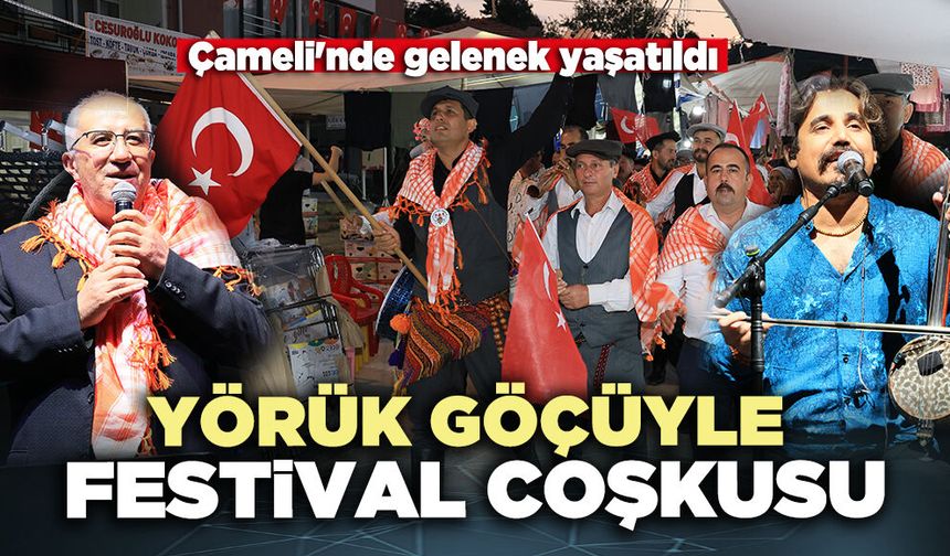 Yörük göçüyle festival coşkusu