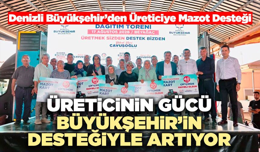 Üreticinin Gücü Büyükşehir’in Desteğiyle Artıyor