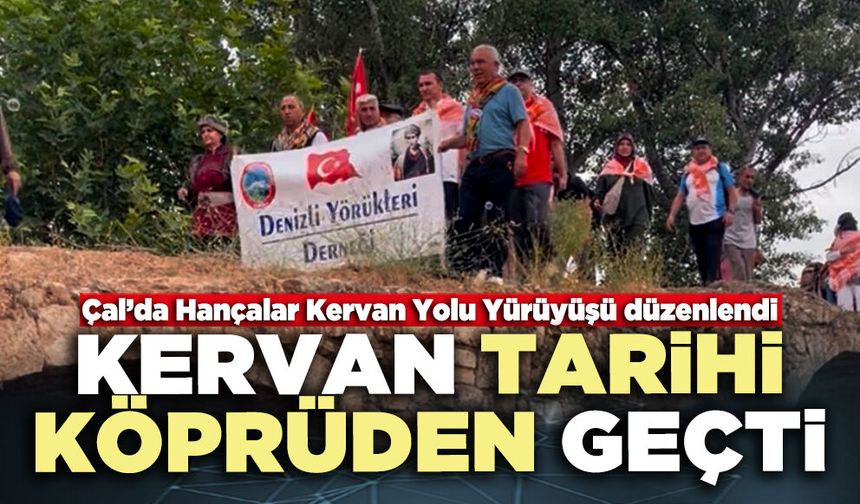 Kervan tarihi köprüden geçti