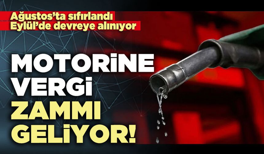 Motorine vergi zammı geliyor!