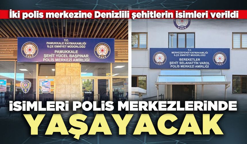 Şehit isimleri polis merkezlerinde yaşayacak