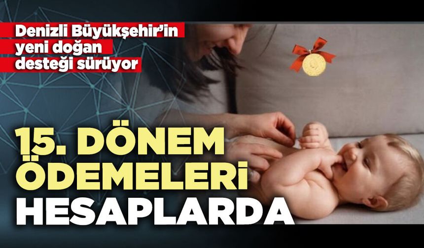 Yeni doğan desteğinde 15. dönem ödemeleri hesaplarda