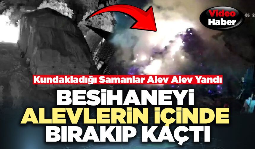 Besihaneyi Alevlerin İçinde Bırakıp Kaçtı