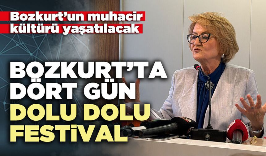 Bozkurt’ta dört gün, dolu dolu festival