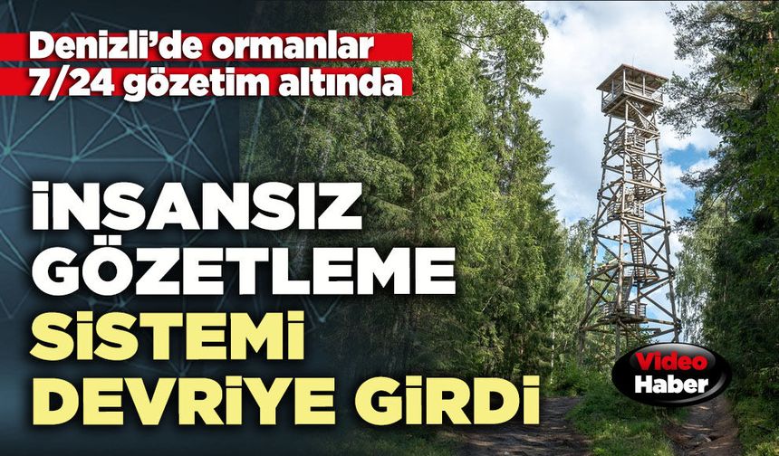 İnsansız gözetleme sistemi devriye girdi