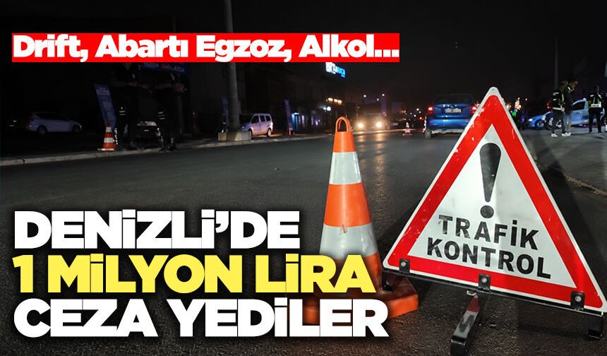 Denizli’de 1 Milyon Lira Ceza Yediler