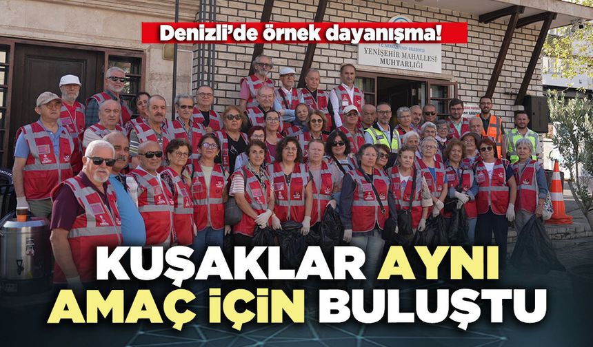 Kuşaklar aynı amaç için buluştu