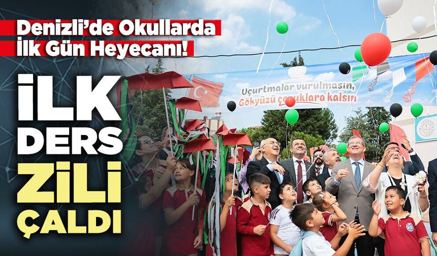 İlk ders zili çaldı