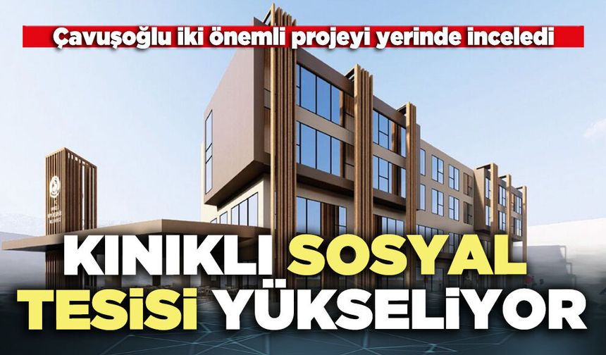 Kınıklı Sosyal Tesisi yükseliyor