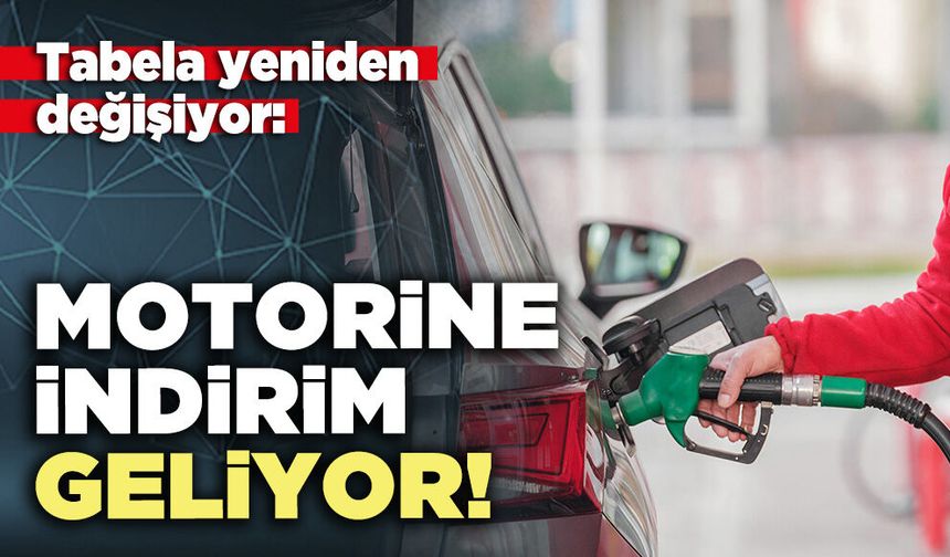 Motorine indirim geliyor!