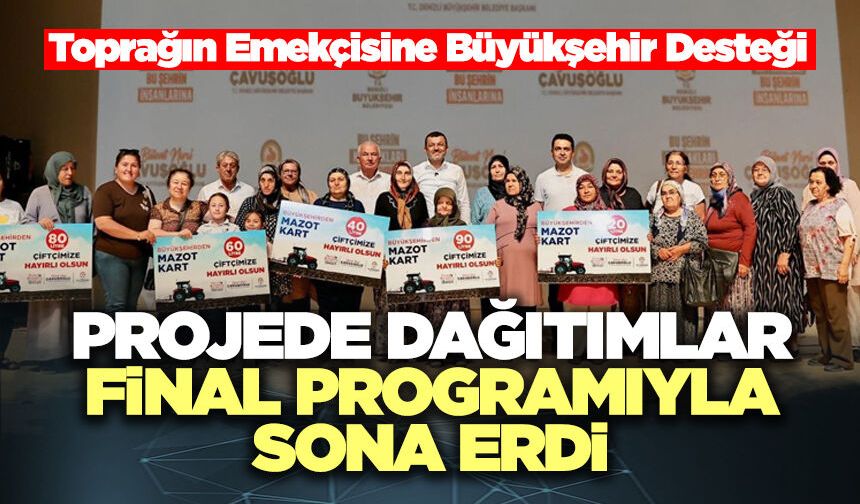 Toprağın Emekçisine Büyükşehir Desteği