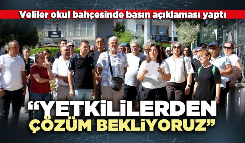 “Yetkililerden çözüm bekliyoruz”