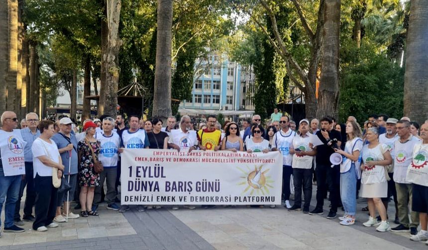 Dünya Barış Günü’nde Candoğan’dan seslendiler