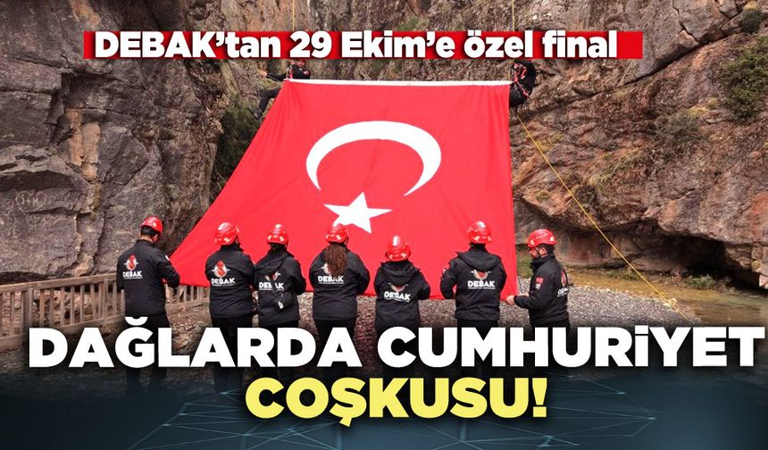 Dağlarda Cumhuriyet coşkusu!