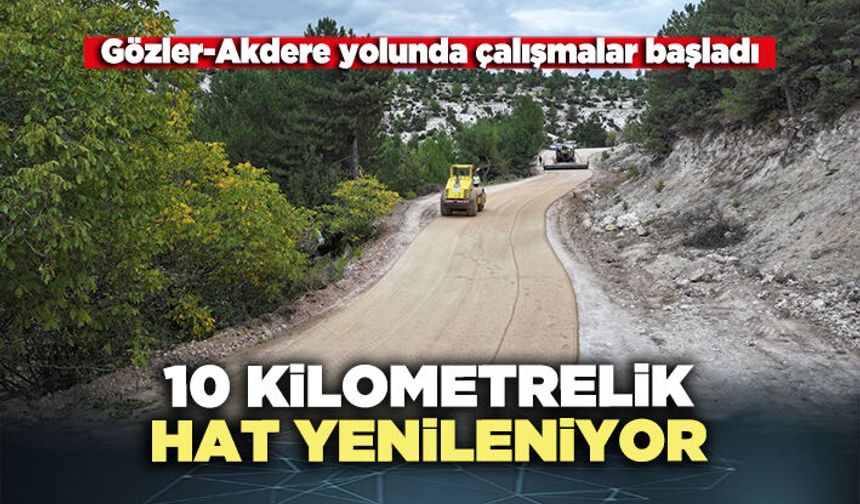 10 Kilometrelik hat yenileniyor