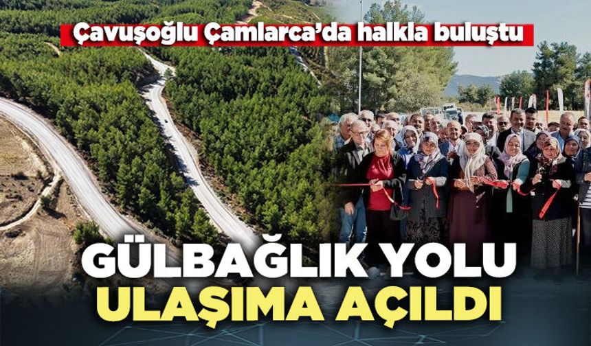 Gülbağlık yolu ulaşıma açıldı