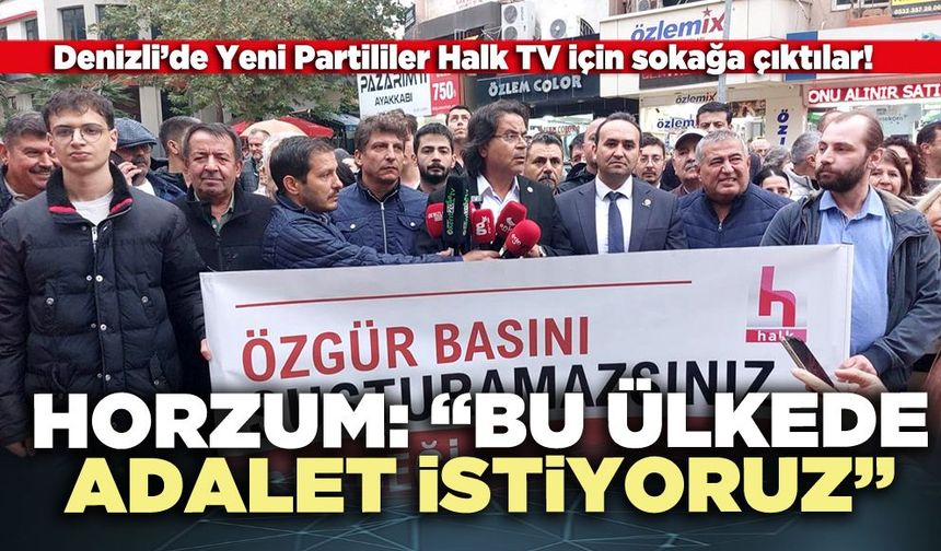 Horzum: “Bu ülkede adalet istiyoruz”