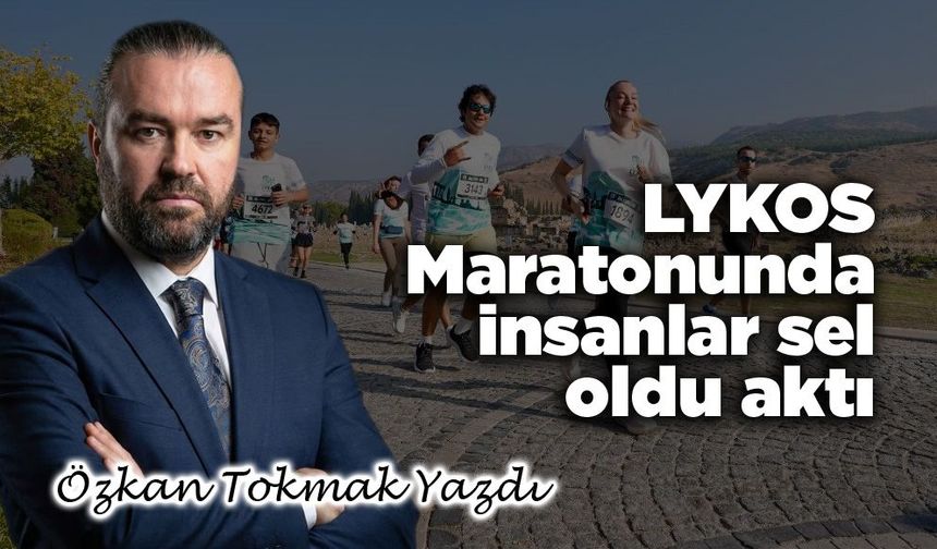 Lykos  Maratonunda insanlar sel oldu aktı