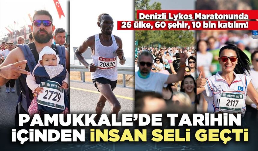 Pamukkale’de tarihin içinden insan seli geçti