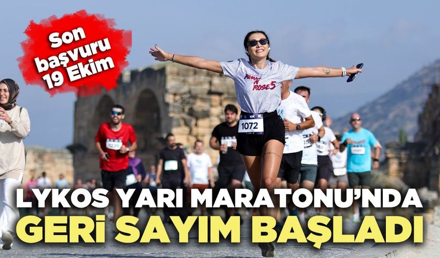 Lykos Yarı Maratonu’nda geri sayım başladı