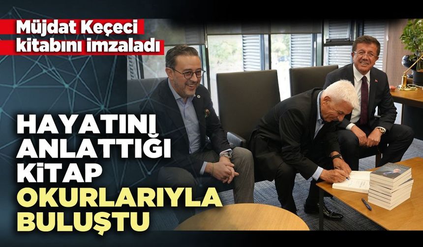 Müjdat Keçeci’nin hayatını anlattığı kitap okurlarıyla buluştu