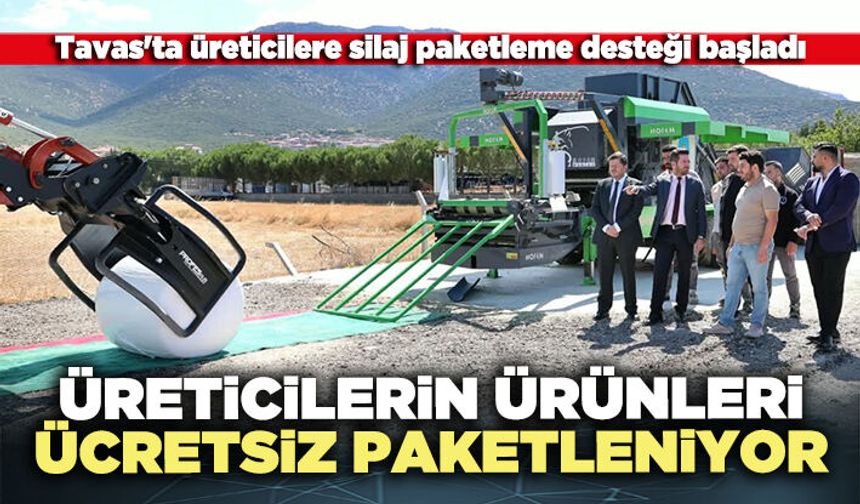 Üreticilerin ürünleri ücretsiz paketleniyor