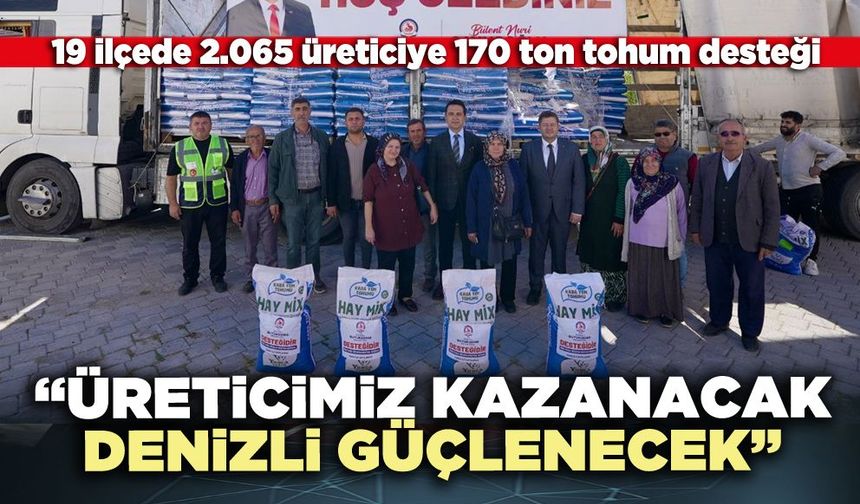 Çavuşoğlu: “Toprağın emekçisi yalnız değil”