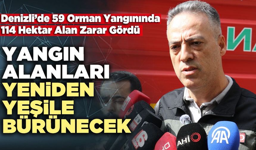 Yangın Alanları Yeniden Yeşile Bürünecek