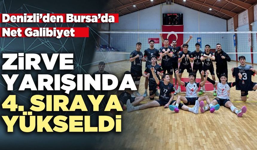Zirve Yarışında 4. Sıraya Yükseldi