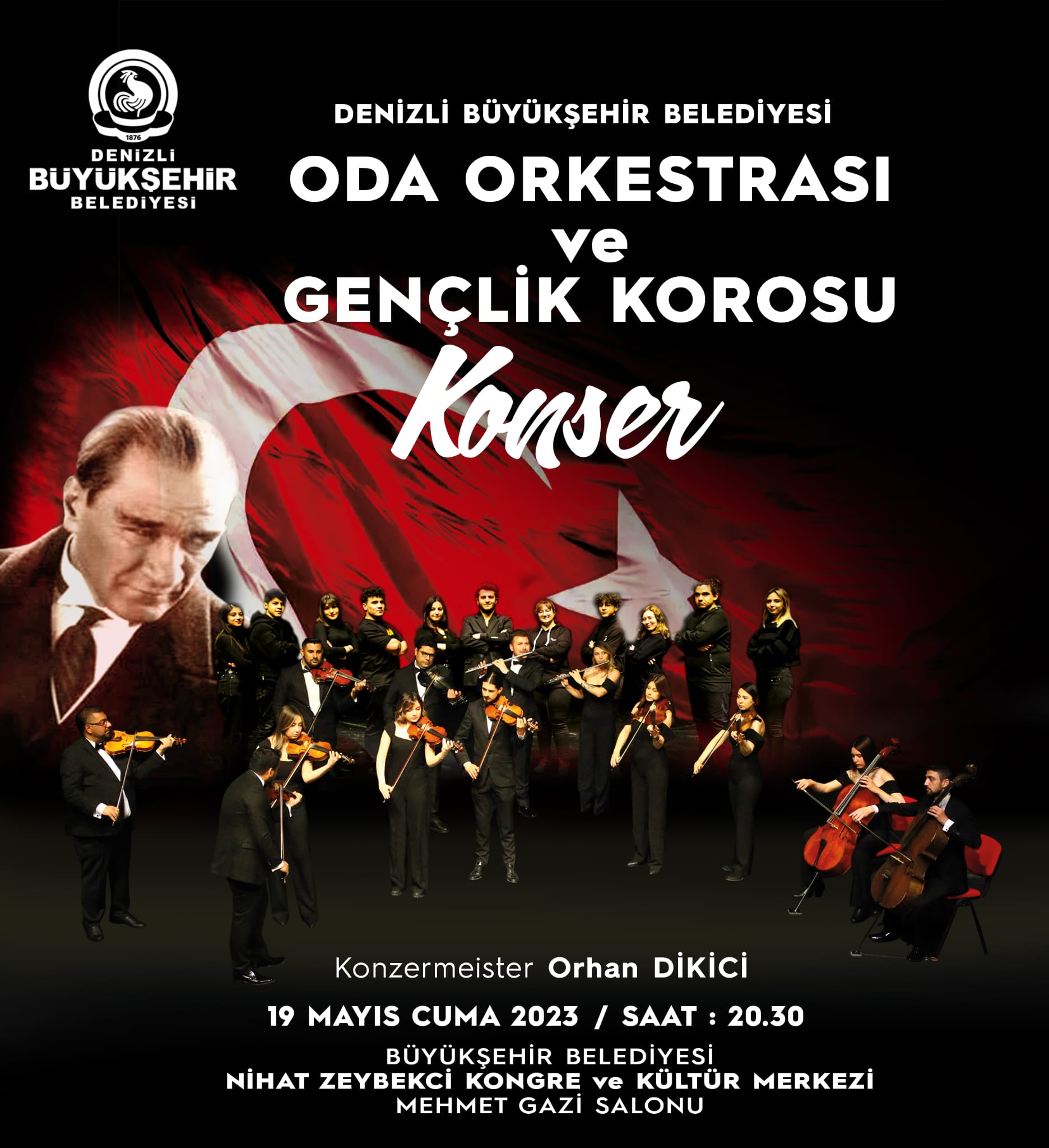 Büyükşehir’den 19 Mayıs’a özel konser