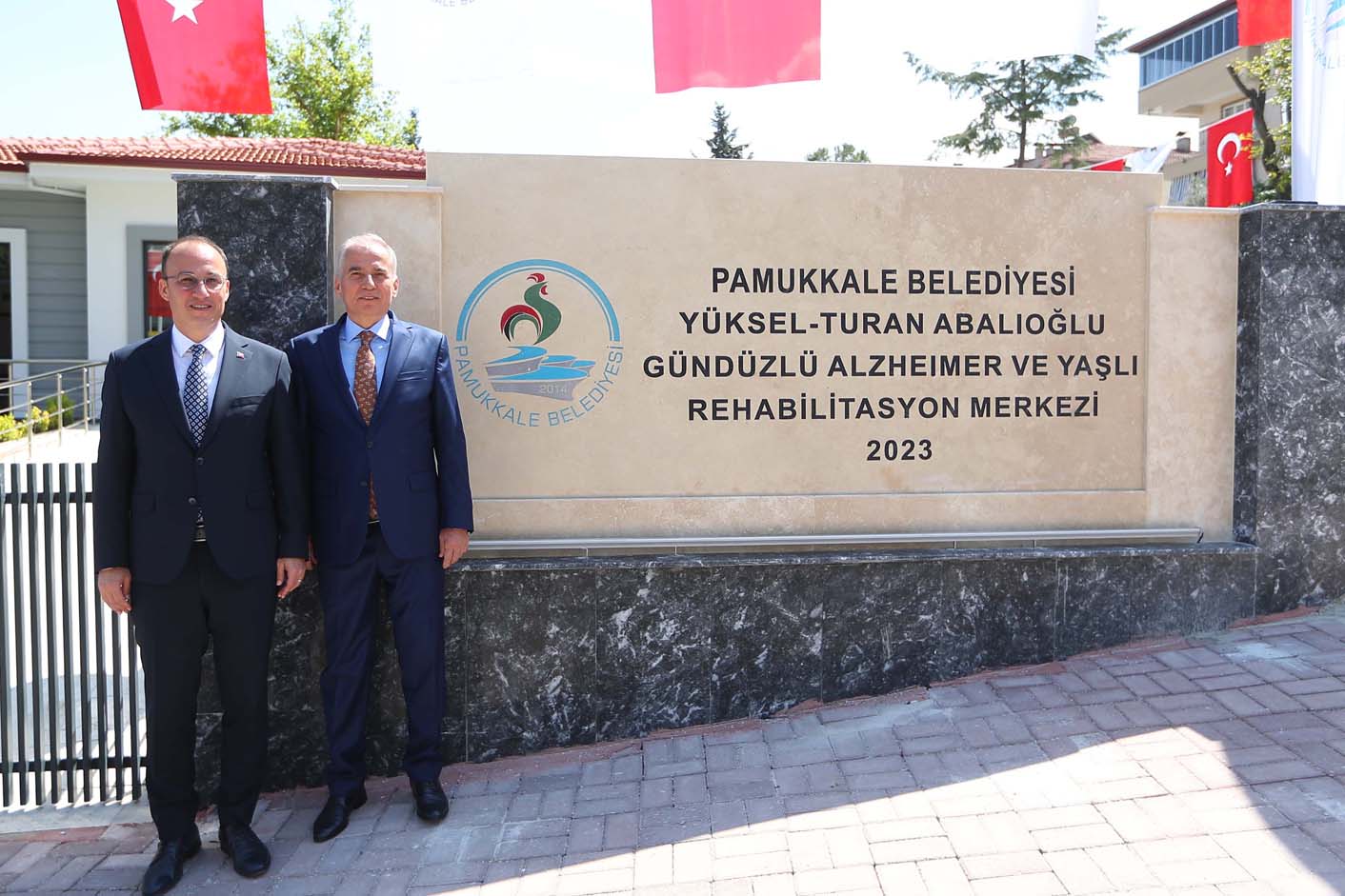 Başkan Avni Örki ile Başkan Osman Zolan